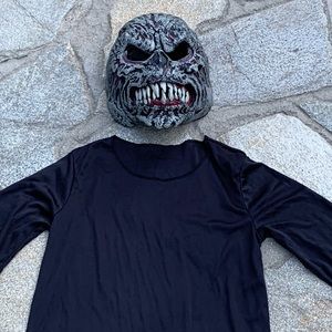 Creepy “Night Fiend” Animotion mask and robe. Halloween Costume. Pre-tee…